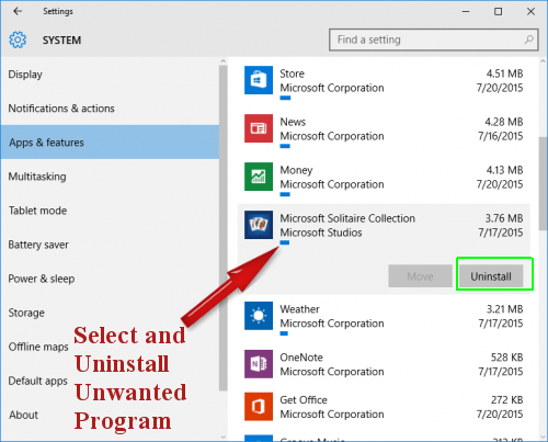 Uninstall LokiLok From Windows 10