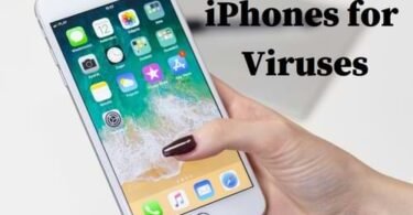 check iPhones for viruses