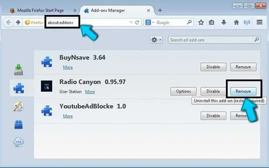 Remove YoutubeToMP3 From Mozilla Firefox