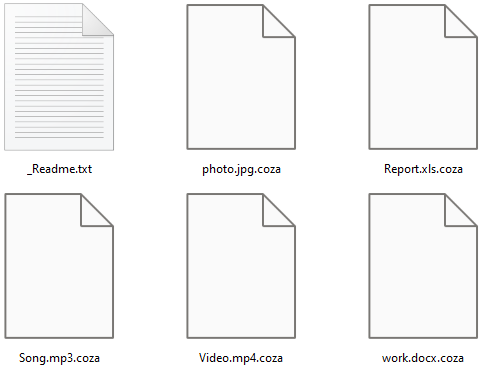 Coza File Virus (.Coza) Ransomware Removal + Decrypt files